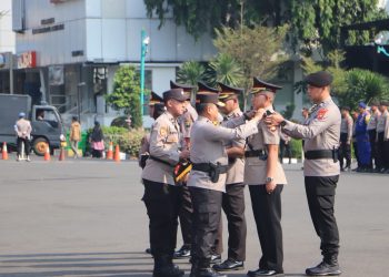 Kapolda Metro Jaya Irjen Pol Karyoto Pimpin Sertijab Dirsamapta, Kabid TIK dan Kapolres Jakut