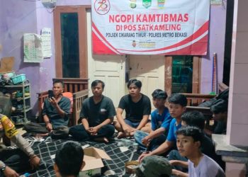 Polsek Cikarang Timur Gelar Ngopi Kamtibmas Bersama Remaja, Bahas Pencegahan Tawuran dan Kenakalan Remaja