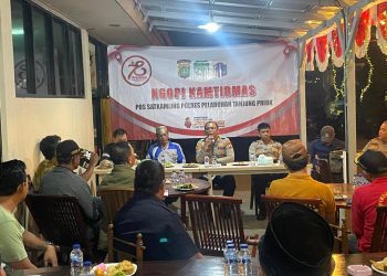 Ngopi Kamtibmas Polsek Kawasan Sunda Kelapa untuk Cegah Tawuran dan Pilkada Aman