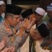 Jelang Pelantikan Presiden dan Wakil Presiden 2024, Kapolres Metro Jakarta Utara Salat Subuh Keliling