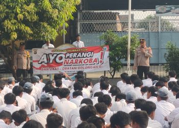 Polres Metro Bekasi Kota Sosialisasi Bahaya Narkoba di SMK KBM 1, Ajak Pelajar Fokus pada Masa Depan