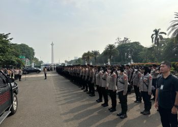 Polisi Kerahkan 1.270 Personel Amankan Aksi Buruh di Patung Kuda