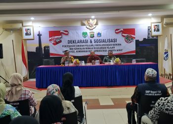 Polsek Kembangan Bersama 3 Pilar, Ajak Pelajar Jauhi Tawuran, Narkoba dan Kenakalan Remaja Melalui Deklarasi Bersama