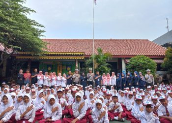 Kanit Lantas Jadi Pembina Upacara dan Berikan Imbauan Cegah Dini Tawuran, Pilkada Aman