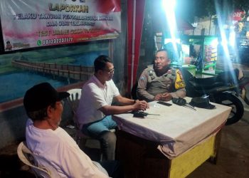 Bhabinkamtibmas dan Warga Bersatu Jadikan Jembatan Kali Pasir Bebas Tawuran