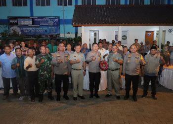 Kapolres Metro Jakut Ngopi Kamtibmas di Kantor Kelurahan Lagoa