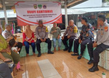 Ngopi Kamtibmas di Rusun Muara Angke, Kanit Binmas Ajak Warga Jaga Keamanan Jelang Pilkada