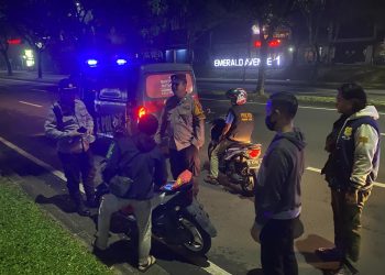 Operasi Kejahatan Jalanan Polsek Pondok Aren Ciptakan Situasi Kondusif