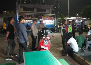 Polsek Sunda Kelapa Gencarkan Patroli Malam, Cegah Tawuran dan Jaga Pilkada Damai
