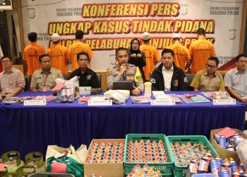Polres Pelabuhan Tanjung Priok Ungkap Pengoplos Gas 3 Kg Subsidi ke Tabung Portable