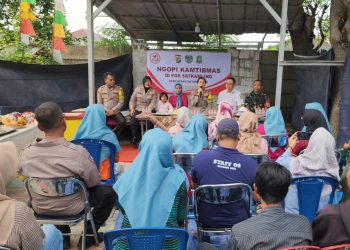 Bersama Polsek Karawaci, Wakapolres Lakukan Giat Ngopi Kamtibmas di Cimone Jaya