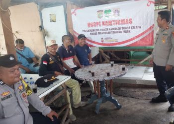 Ngopi Kamtibmas di Mangrove Ecomarine Green Save Muara Angke, Cegah Tawuran dan Pilkada Aman