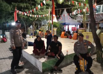 Polsek Kepulauan Seribu Utara Gelar Patroli Malam Perintis Presisi Cegah Tawuran Remaja