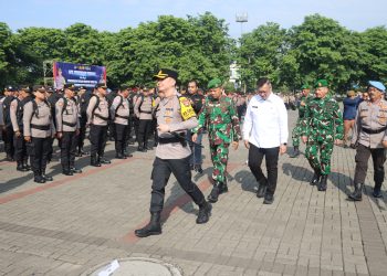 Amankan Pemungutan Suara, Polres Tangsel Kerahkan Ribuan Personel PAM TPS