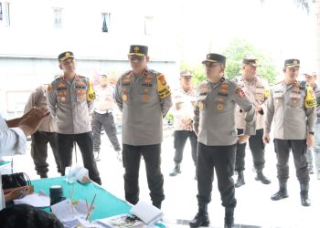 Wakapolda Metro Jaya Dan Tim Mabes Polri Tinjau TPS Muara Angke