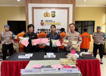 Polres Jaksel Ungkap Jaringan Narkotika Internasional, Sita 8 Kg Sabu dan 2 Kg Ganja