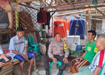 Cooling System Bhabinkamtibmas Ajak Warga Jaga Kamtibmas