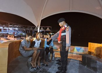 Patroli Malam Perintis Presisi Polsek Kepulauan Seribu Utara Antisipasi Tawuran Remaja