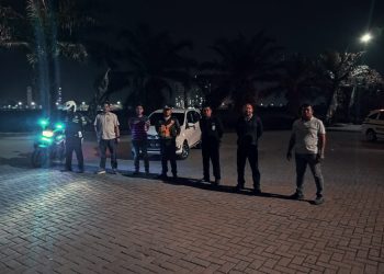 Gelar Patroli Biru, Pastikan Kondusifitas Wailayah Dan Gudang Logistik Pemilu Kabupaten Bekasi Aman