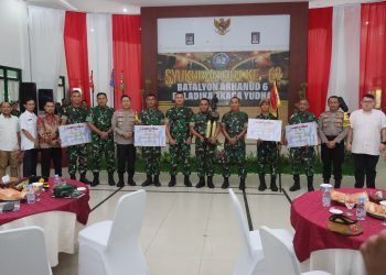 Kapolres Metro Jakut Hadiri Syukuran HUT ke-62 Batalyon Arhanud 6 di Tanjung Priok