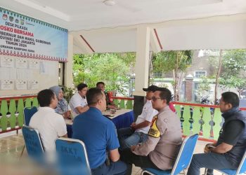 Tiga Pilar di Kampung Rawa Solid Jaga Kamtibmas Pasca Pilkada