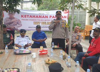 Dukung Program Asta Cita, Kapolsek Ciledug Pantau Langsung Ketahanan Pangan di KWT Blimbing
