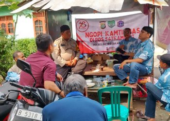 Polsek Pasar Rebo Gelar Ngopi Kamtibmas di Kelurahan Kalisari