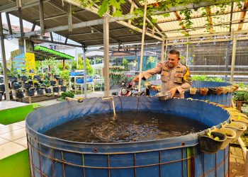 Bhabinkamtibmas Penggilingan mendukung Program Asta Cita 2024 melalui Pembinaan Ketahanan Pangan Nasional