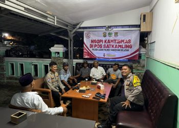 Ngopi Kamtibmas Polsek Legok, Polisi dan Warga Bersinergi Jaga Keamanan