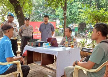 Berikan pelayanan Kepolisian, Halo Polisi hadir di Pasar Embrio Makasar