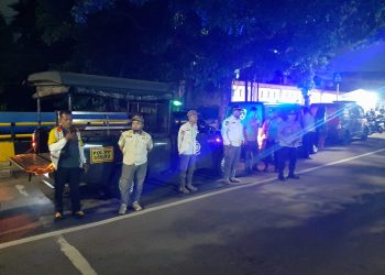 Jaga keamanan wilayah, Patroli Biru Polsek Pulogadung bersama 3 Pilar