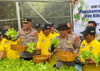 HUT Satpam Ke-44, Polri Gandeng ABUJAPI Gelar Lumbung Pangan Di Aspol Bandara Soetta