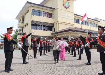 Wisuda Purna Bakti Personel dan PNS Polres Pelabuhan Tanjung Priok