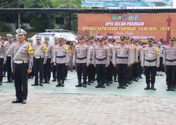 Polres Pelabuhan Tanjung Priok, Apel Gelar Pasukan Operasi Lilin Jaya 2024 dan Tahun Baru 2025