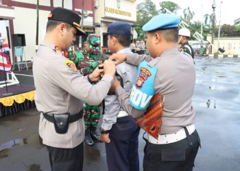 Polres Metro Depok Gelar Apel Operasi Lilin Jaya 2024