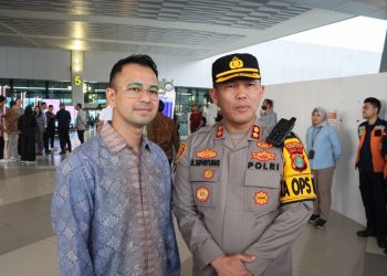 Kapolresta Dampingi Utusan Khusus Presiden Raffi Ahmad Tinjau Bandara Soetta