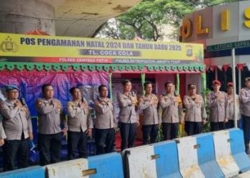 Wakapolres Metro Jakarta Pusat Pengecekan Pos Pangamananan Natal Dan Tahun Baru Polsek Cempaka Putih