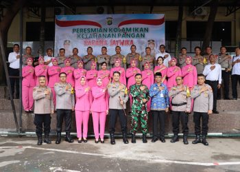 Polres Metro Depok Resmikan Kolam Ikan “Parama Satwika” sebagai Upaya Mendukung Ketahanan Pangan Nasional