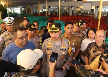 Pastikan Kesiapan, Kapolres Metro Tangerang Kota Kunjungi Pos Pam, Pos Yan dan Gereja