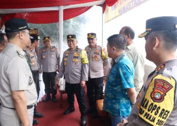 Tim Supervisi Mabes Polri lakukan pengecekan Operasi Lilin Jaya 2024 di Polres Metro Jakarta Timur
