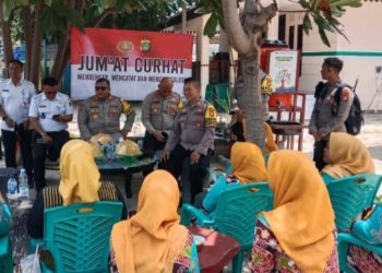Kapolres Kepulauan Seribu Gelar Jumat Curhat di Pulau Tidung, Serap Aspirasi Warga