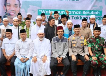 Kapolres Metro Depok Hadiri Maulid Nabi di Masjid Jami Mardhotillah