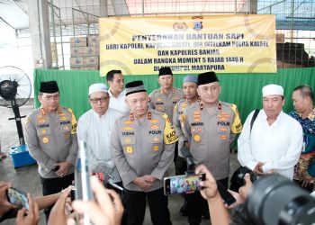 Dukung Acara Guru Sekumpul, Kapolri Berikan Empat Ekor Sapi Limousin
