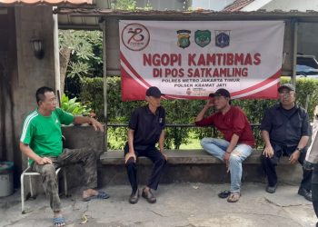 Polsek Kramatjati Gelar Ngopi Kamtibmas, Bahas Keamanan dengan Warga