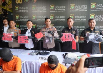 Ungkap Kasus Curanmor oleh Unit Reskrim Polsek Kelapa Gading Jakarta Utara