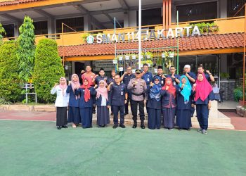 Sampaikan Pesan Kamtibmas, Polri Ajak Pelajar Hindari Pengaruh Negatif Medsos