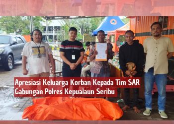 Tim SAR Gabungan Polres Kepulauan Seribu Temukan dan Evakuasi Korban Hilang di Perairan Pulau Onrust