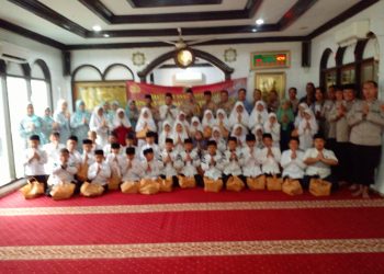 Polsek Pulogadung gelar Tasyakuran dengan santunan anak yatim