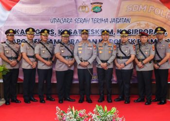 Polres Metro Jakbar Gelar Sertijab, Berikut sejumlah pejabat Utama dan Kapolsek Jajaran Yang diserahterimakan