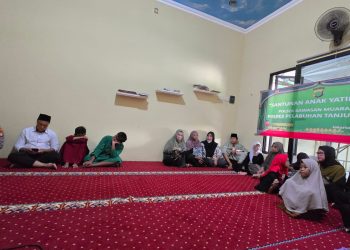 Kapolsek Kawasan Muara Baru Gelar Santunan untuk Anak Yatim Piatu